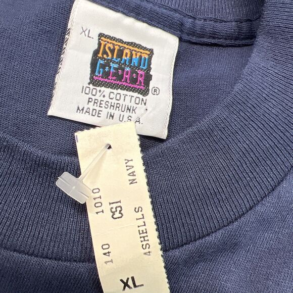 Vintage Island Gear Single Stitch Hilton Head Island Embossed Seashells Xl - Picture 5 of 6